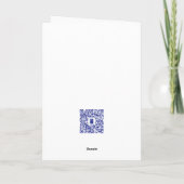 Carte de vœux pour les fêtes (Vert) (Dos)