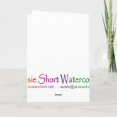 Carte de voeux pour les feuilles d'automne (Dos)