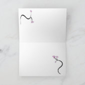 Carte de voeux pour les fleurs douces (Intérieur)