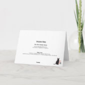 Carte de voeux pour les marais (Dos)