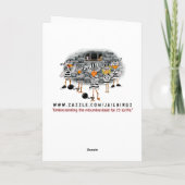 Carte de voeux pour les oiseaux de prison (Dos)