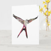 Carte de voeux pour les oiseaux d'Wingspan (Fleur jaune)