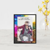 Carte de voeux pour les résolutions du Nouvel An (Fleur jaune)