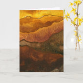 Carte de voeux pour les routes de campagne "Recadi (Fleur jaune)