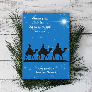 Carte de voeux pour les Sages Etoiles de Noël