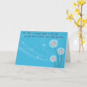 Carte de voeux pour les sentiments spéciaux (Fleur jaune)