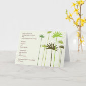 Carte de voeux pour les sentiments spéciaux (Fleur jaune)