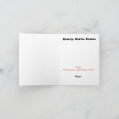 Carte de voeux pour les travailleuses du bâtiment (Intérieur)