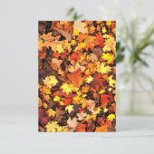 Carte de voeux pour les vols d'automne (Debout devant)