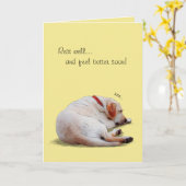 Carte de voeux pour l'extracteur du Labrador dorma (Fleur jaune)