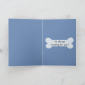 Carte de voeux pour l'extracteur Labrador Cartoon  (Intérieur)