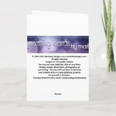 Carte de voeux pour l'Halloween Little Witch (Dos)