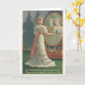 Carte de voeux pour l'Halloween vintage (Fleur jaune)