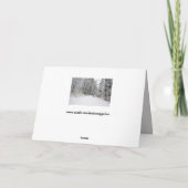 carte de voeux pour l'hiver (Dos)