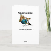 Carte de voeux pour l'Humour Anniversaire (Dos)