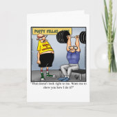 Carte de voeux pour l'Humour d'anniversaire drôle  (Devant)