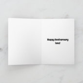 Carte de voeux pour l'Humour de l'anniversaire drô (Intérieur)