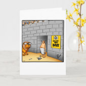 Carte de voeux pour l'Humour de retraite (Fleur jaune)