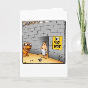 Carte de voeux pour l'Humour de retraite