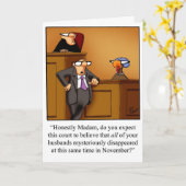 Carte de voeux pour l'humour de Thanksgiving (Fleur jaune)