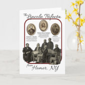 Carte de voeux pour Lincoln Trifecta de Historic H (Fleur jaune)