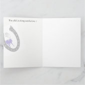 Carte de voeux pour l'obtention du diplôme (Intérieur)