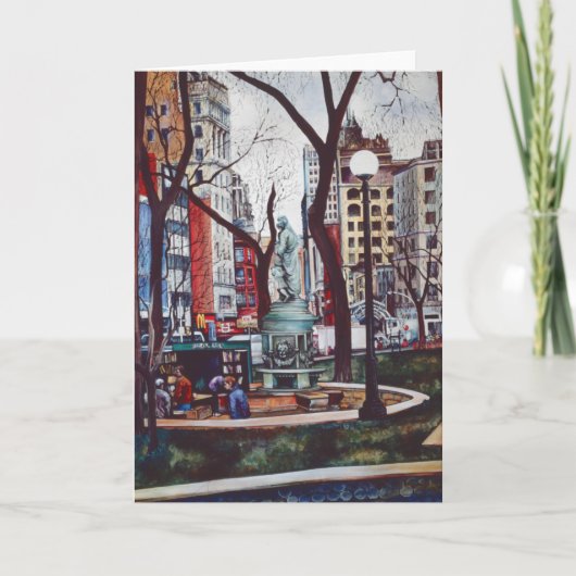 Carte de voeux pour l'odeur de couleur du Carré de (Devant)