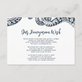 Carte de voeux pour lune de miel de pieuvre marine (Devant)