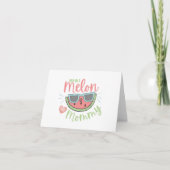 Carte de voeux pour maman Melon (Devant)