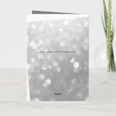 Carte de voeux pour mari de l'anniversaire d'argen (Dos)