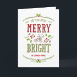 Carte de voeux pour Noël<br><div class="desc">Célébrez la saison avec cette carte de vacances moderne et élégante de Berry Berry Sweet.</div>