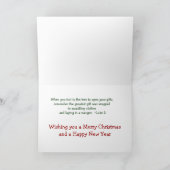 Carte de voeux pour Noël Clydesdale Horse Colt (Intérieur)