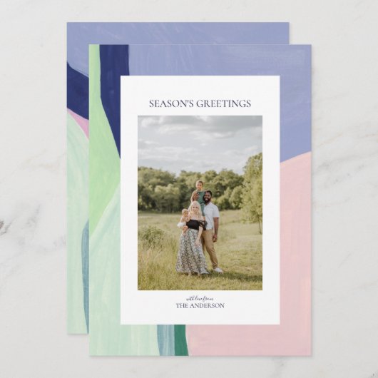 Carte de voeux pour Noël de Noël (Devant / Derrière)