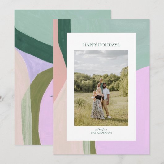 Carte de voeux pour Noël de Noël (Devant / Derrière)