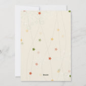 Carte de voeux pour Noël de Noël de l'Elfe mignonn (Dos)