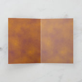 Carte de voeux pour nuages orange et violet (Intérieur)