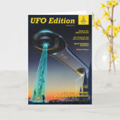 Carte de voeux pour objets non finis (OVNI) pour c (Fleur jaune)