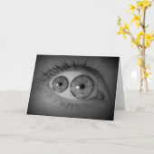 Carte de voeux pour oeil mutant (Fleur jaune)