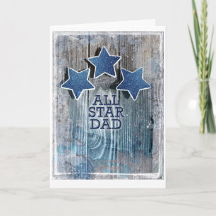 Carte de vœux pour papa super-héros