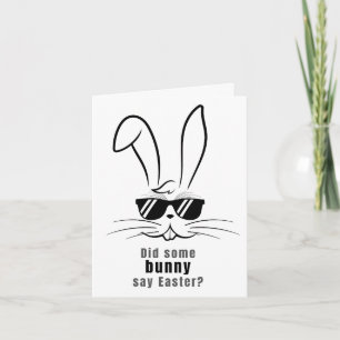 Carte de voeux pour Pâques Bunny