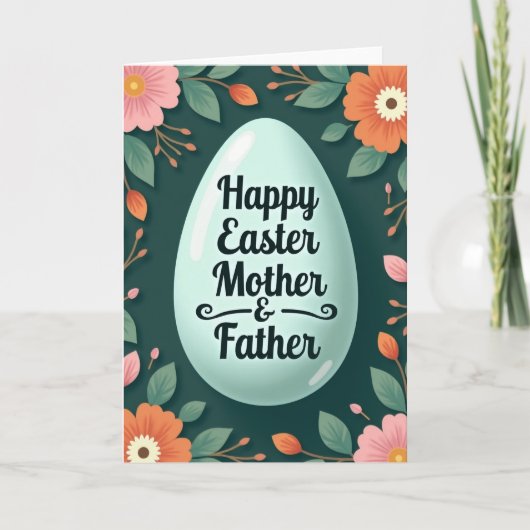 Carte de vœux pour parents de printemps (Devant)