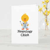 Carte de voeux pour poussette en neurologie (Fleur jaune)