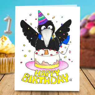 Carte de vœux pour PREMIER ANNIVERSAIRE de Nicole