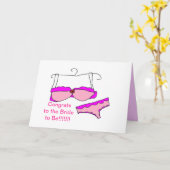 Carte de voeux pour que la jeune mariée soit (Fleur jaune)