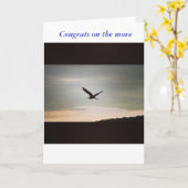 Carte de voeux pour quelqu'un qui déménage (Fleur jaune)