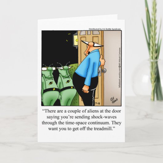 Carte de voeux pour rire (Devant)