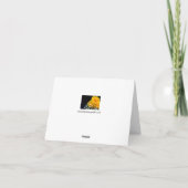 Carte de voeux pour roses jaunes (Dos)