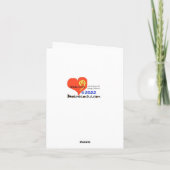 Carte de voeux pour scientifique Raquet de tennis (Dos)