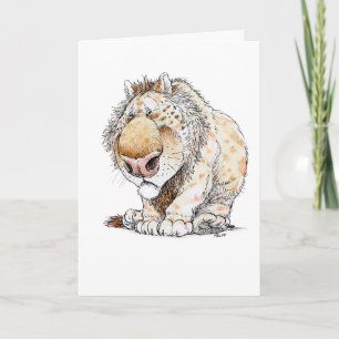 Carte de vœux pour se sentir bestial
