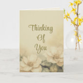 Carte de vœux pour toutes occasions (Fleur jaune)
